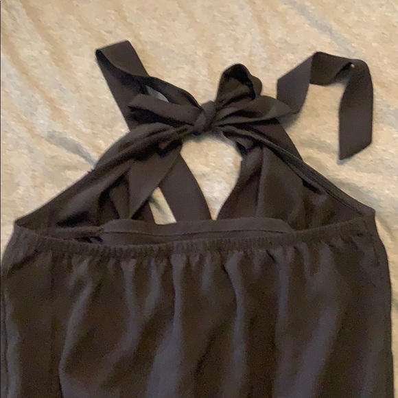 Black tie up romper - Picture 2 of 2